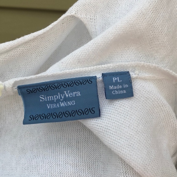 Vera Wang women’s sleeveless white crochet dress - Picture 6 of 6